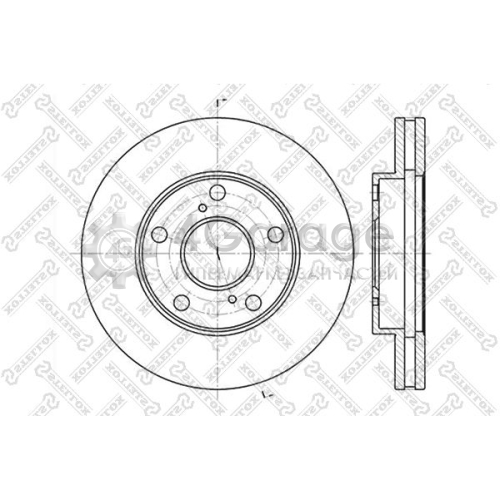 STELLOX 60204547VSX Тормозной диск