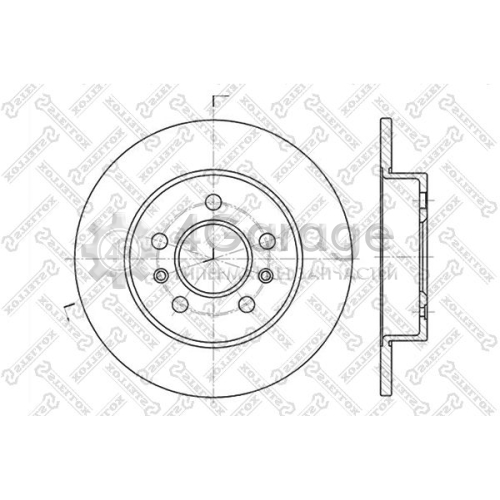 STELLOX 60203915SX Тормозной диск