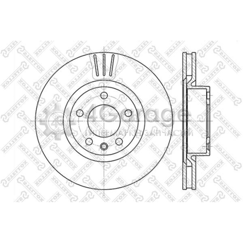 STELLOX 60203622VSX Тормозной диск