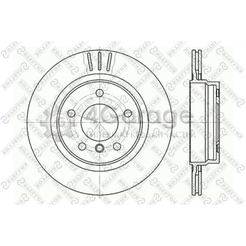 STELLOX 60201541VSX Тормозной диск