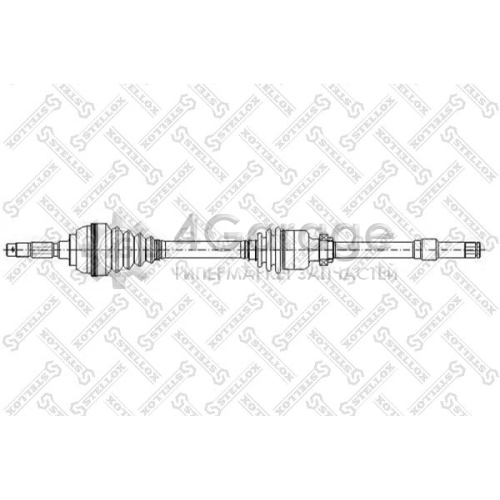 STELLOX 1581772SX Приводной вал