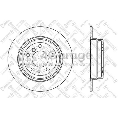 STELLOX 60201520SX Тормозной диск