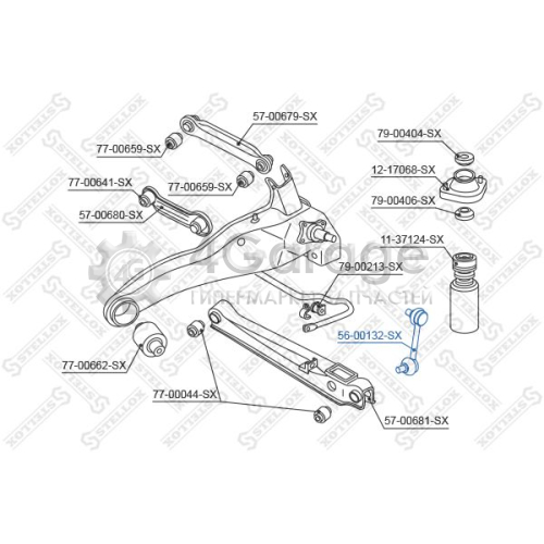 STELLOX 5600132SX Тяга / стойка стабилизатор