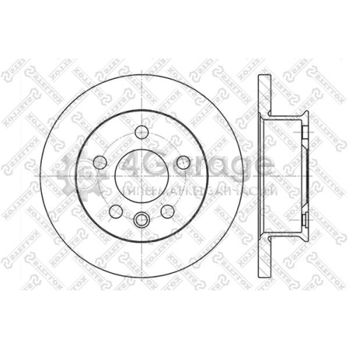 STELLOX 60204732SX Тормозной диск