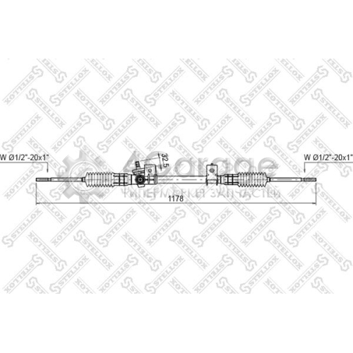 STELLOX 0035030SX Рулевой механизм