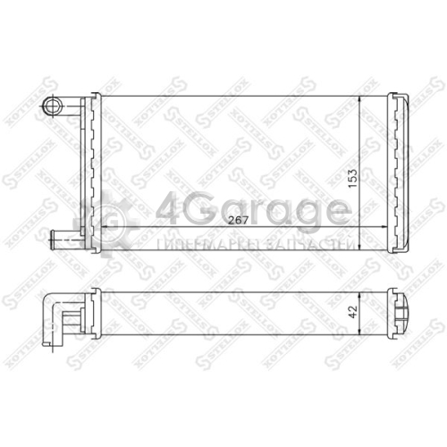 STELLOX 1035067SX Теплообменник отопление салона