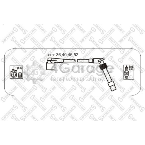 STELLOX 1038460SX Комплект проводов зажигания