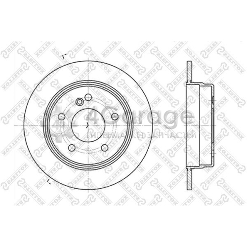 STELLOX 60203318SX Тормозной диск