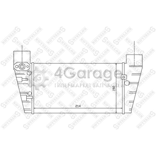 STELLOX 1040099SX Интеркулер