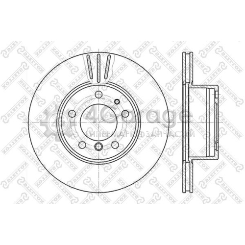 STELLOX 60201519VSX Тормозной диск