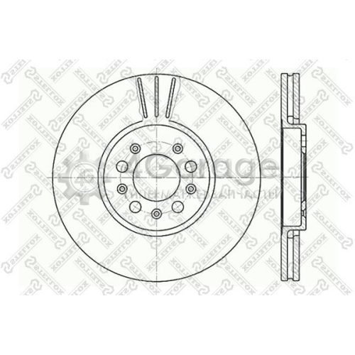 STELLOX 60204760VSX Тормозной диск