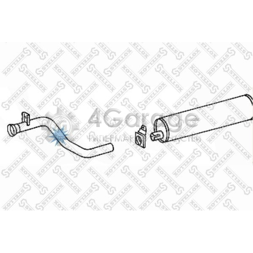 STELLOX 8203643SX Труба выхлопного газа