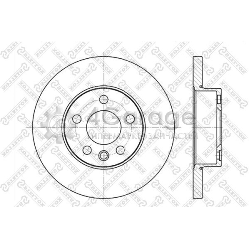 STELLOX 60204766SX Тормозной диск