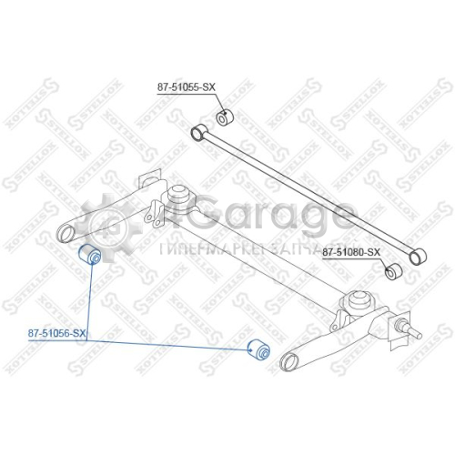 STELLOX 8751056SX Подвеска рычаг независимой подвески колеса