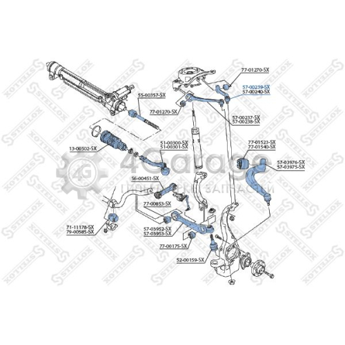 STELLOX 5700239SX Рычаг независимой подвески колеса подвеска колеса