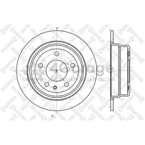 STELLOX 60201514SX Тормозной диск