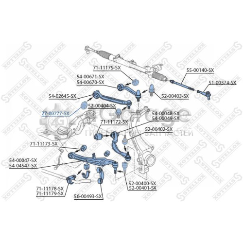 STELLOX 7700777SX Подвеска рычаг независимой подвески колеса