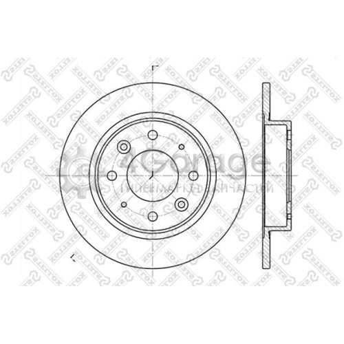 STELLOX 60203503SX Тормозной диск