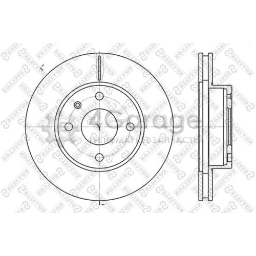 STELLOX 60202529VSX Тормозной диск