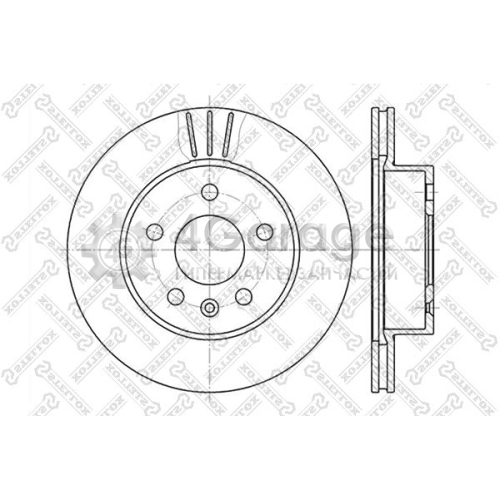 STELLOX 60203335VSX Тормозной диск