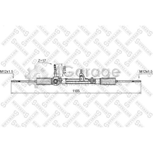 STELLOX 0035011SX Рулевой механизм