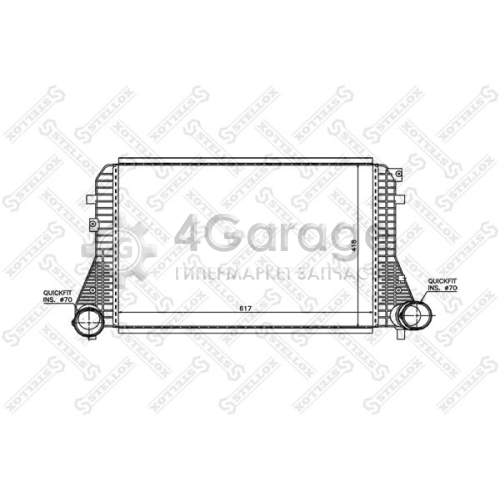 STELLOX 1040038SX Интеркулер