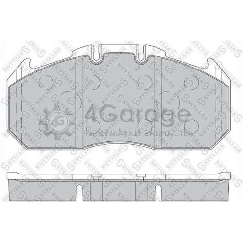 STELLOX 8501425SX Комплект тормозных колодок дисковый тормоз