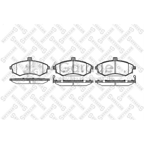 STELLOX 904002BSX Комплект тормозных колодок дисковый тормоз