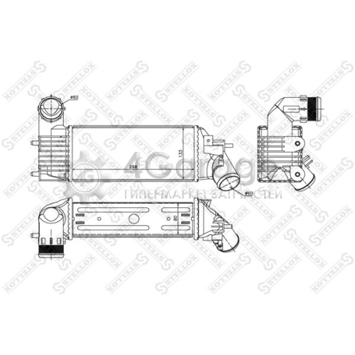 STELLOX 1040119SX Интеркулер