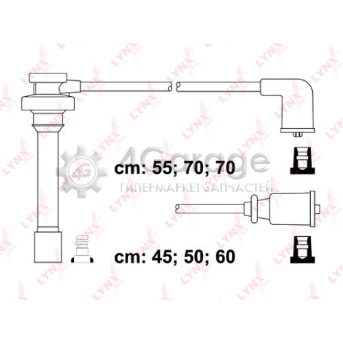 LYNXauto SPE5520 Комплект проводов зажигания STANDART