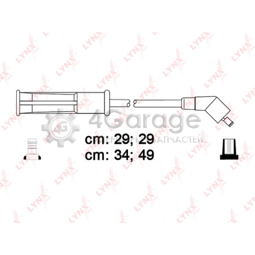 LYNXauto SPE6320 Комплект проводов зажигания STANDART