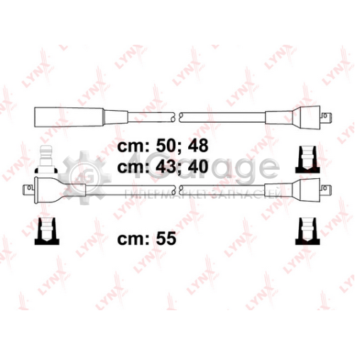 LYNXauto SPC4605 Комплект проводов зажигания