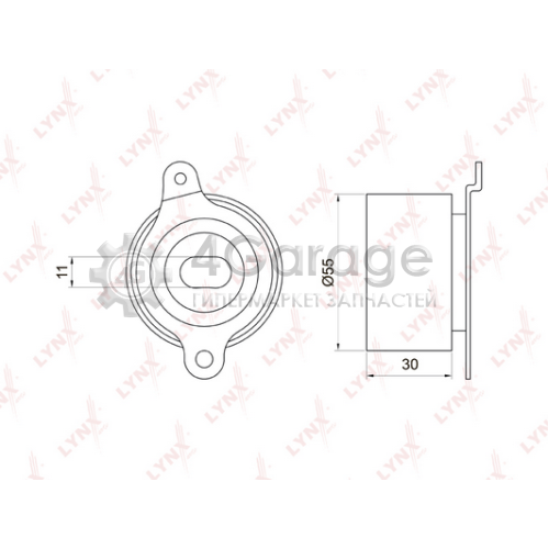 LYNXauto PB1017 Натяжной ролик ремень ГРМ