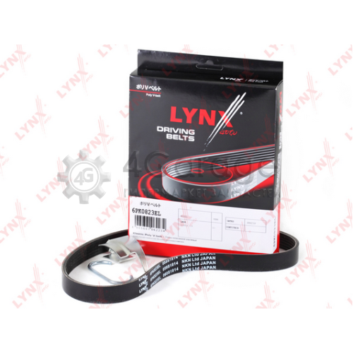 LYNXauto 6PK0823EL Поликлиновой ремень ELASTIC