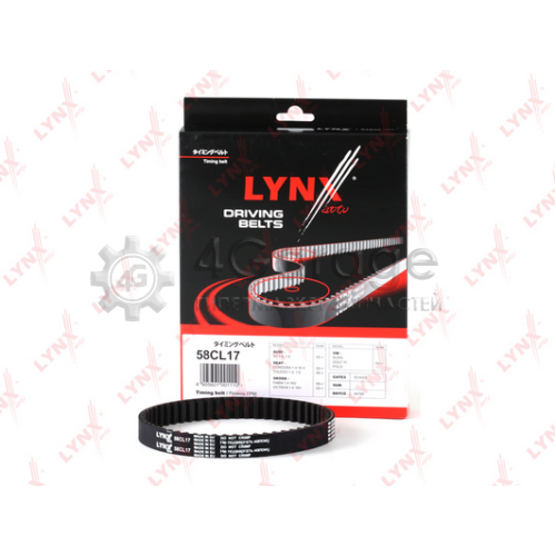 Зубчатый ремень LYNXauto 58CL17 в Ростове-на-Дону
