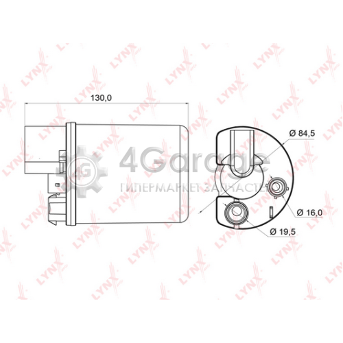LYNXauto LF960M Топливный фильтр