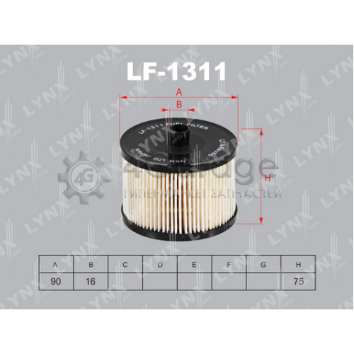 LYNXauto LF1311 Топливный фильтр