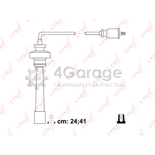 LYNXauto SPE5517 Комплект проводов зажигания STANDART