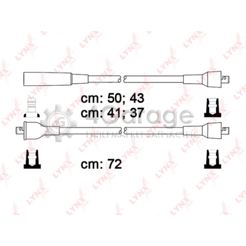 LYNXauto SPC4606 Комплект проводов зажигания
