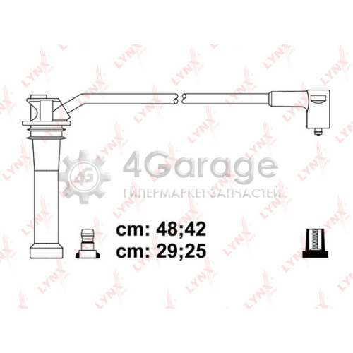LYNXauto SPE5114 Комплект проводов зажигания STANDART