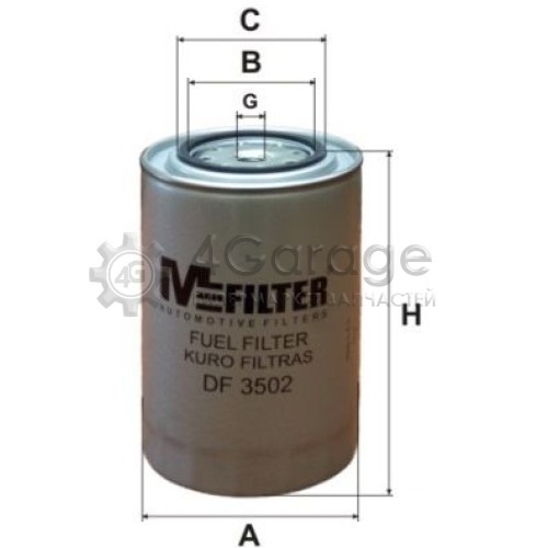 Топливный фильтр MFILTER DF3502 в Нижнем Новгороде