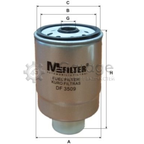 Топливный фильтр MFILTER DF3509 в Нижнем Новгороде