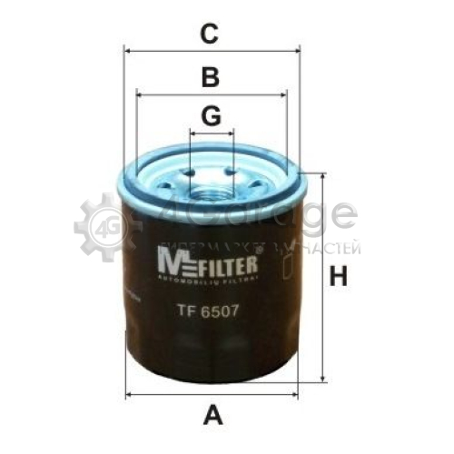 MFILTER TF6507 Масляный фильтр в Красноярске
