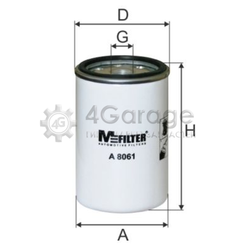 Воздушный фильтр MFILTER A8061 в Ростове-на-Дону