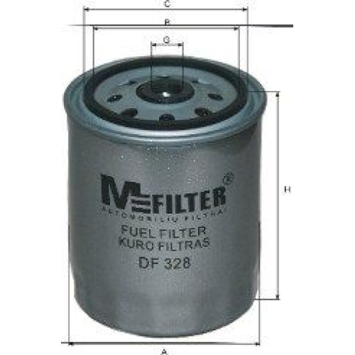 MFILTER DF328 Топливный фильтр в Красноярске