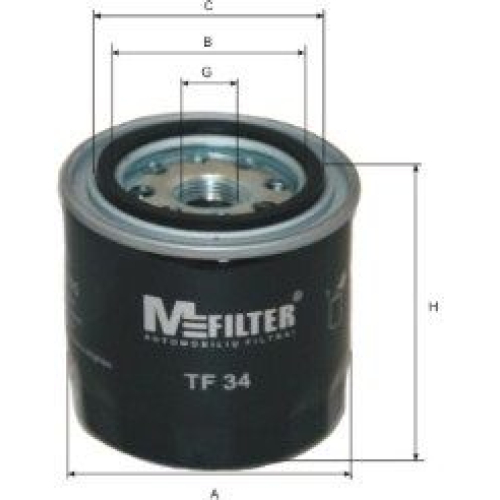 Масляный фильтр MFILTER TF34 в Ростове-на-Дону