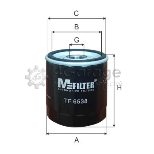 MFILTER TF6538 Масляный фильтр в Красноярске