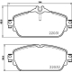 Комплект тормозных колодок дисковый тормоз HELLA PAGID 8DB355021551 в Ростове-на-Дону