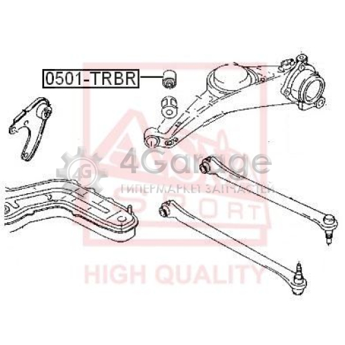 ASVA 0501TRBR Подвеска рычаг независимой подвески колеса
