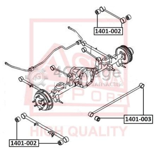 ASVA 1401003 Подвеска рычаг независимой подвески колеса